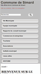 Mobile Screenshot of mairie-simard.fr